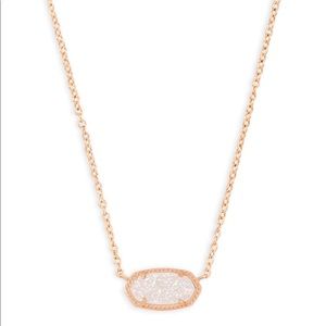 Kendra Scott Elisa Rose Gold Pendant